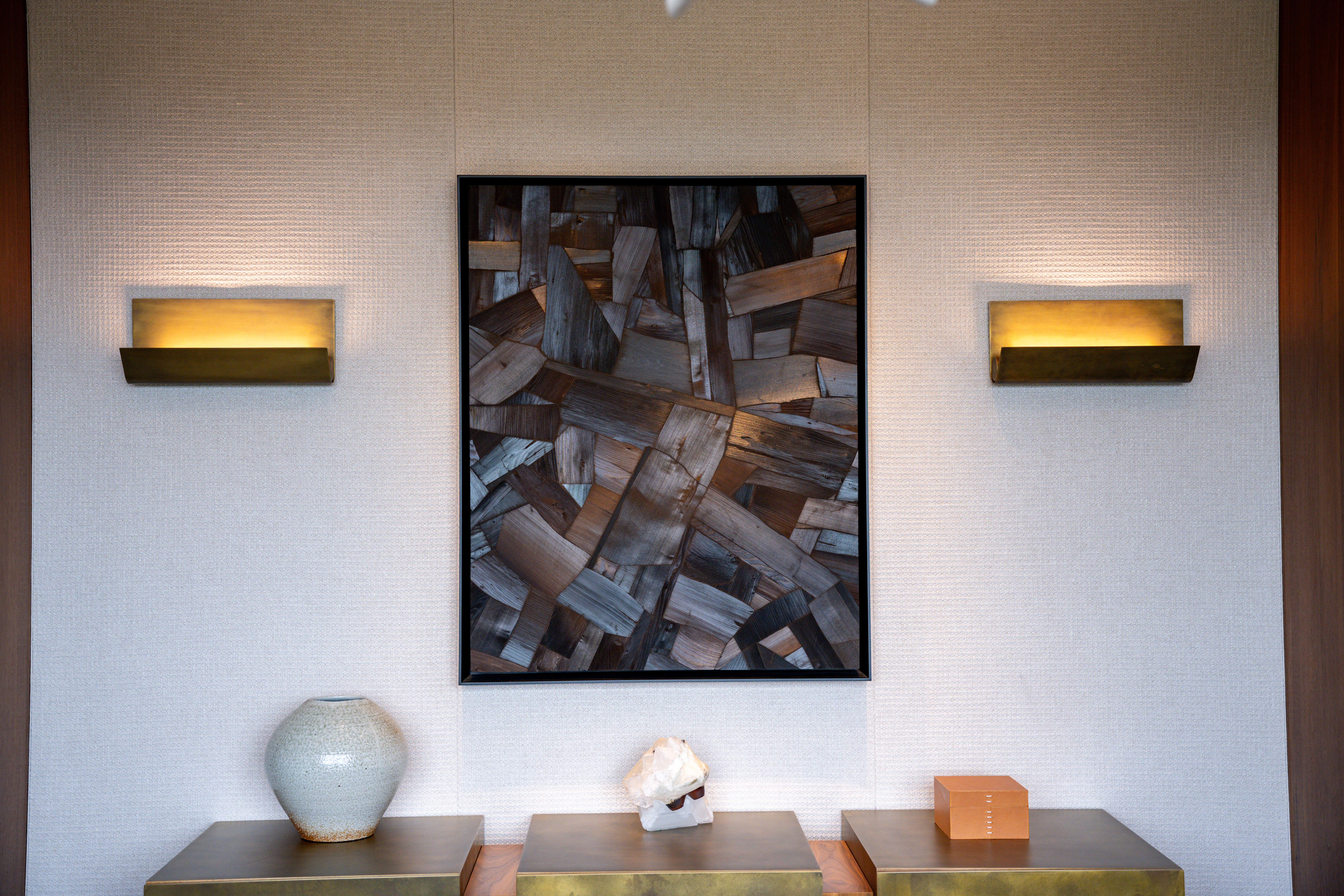 “Issu De Feu CH-100” Charcoal Painting, Lee Bae