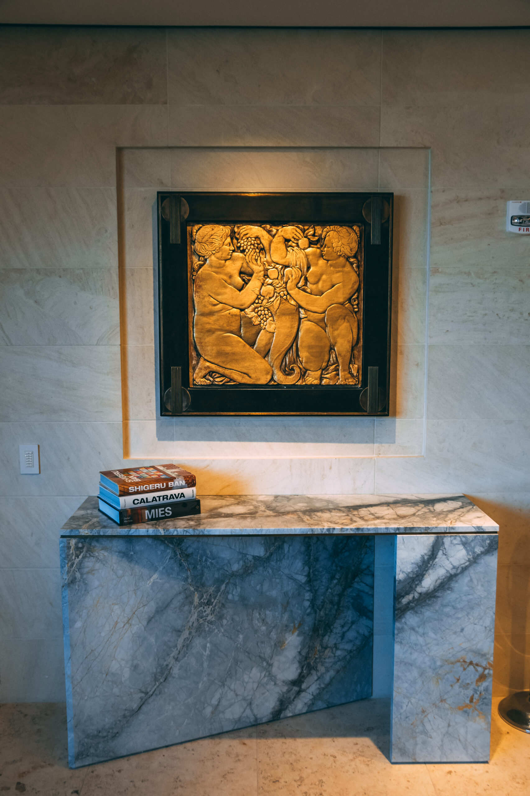 Golden Grapes Wall Relief, Richard Guino