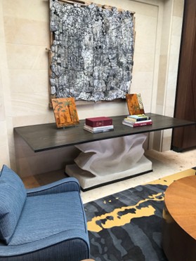 Plaster Console Table, Patrice Dangel