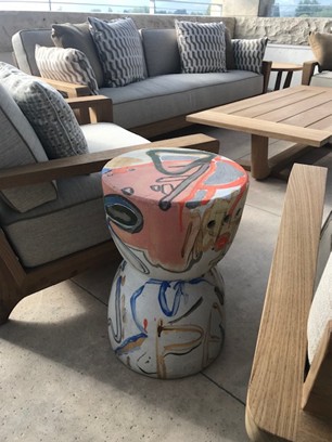 Painted Porcelain Tables, Reinaldo Sanguino