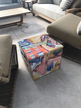 Painted Porcelain Tables, Reinaldo Sanguino