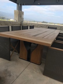 Dark Teak Table, Link Outdoor