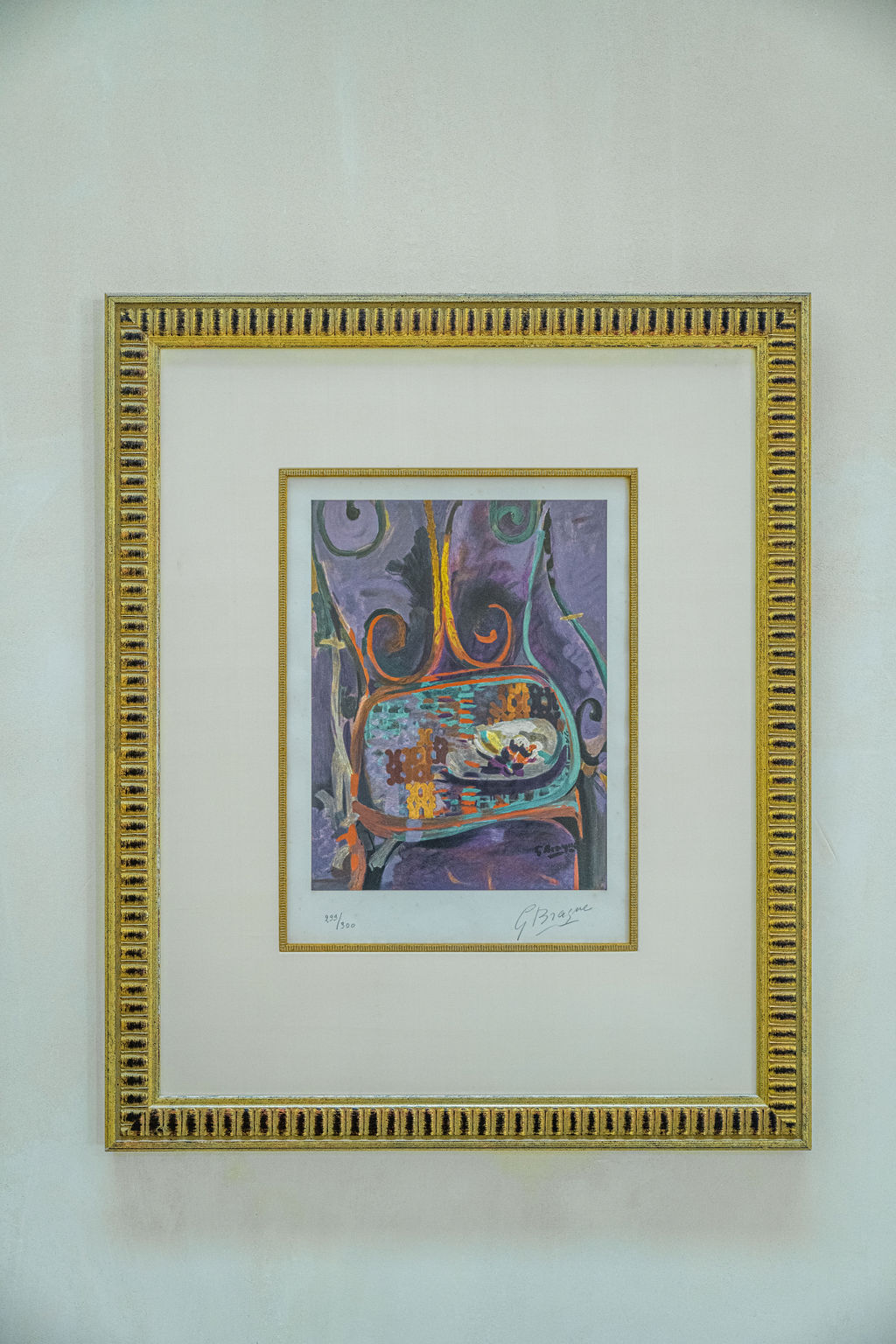 La Chaise Lithograph, Georges Braque