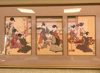 Geisha and Maiko Watercolor, Yoshimasa Yamahira