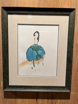 Penguin Painting, Serena Garaventa