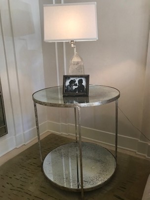 Round Glass Side Table