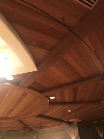 Redwood Barrelhead Ceiling, Scott Johnson
